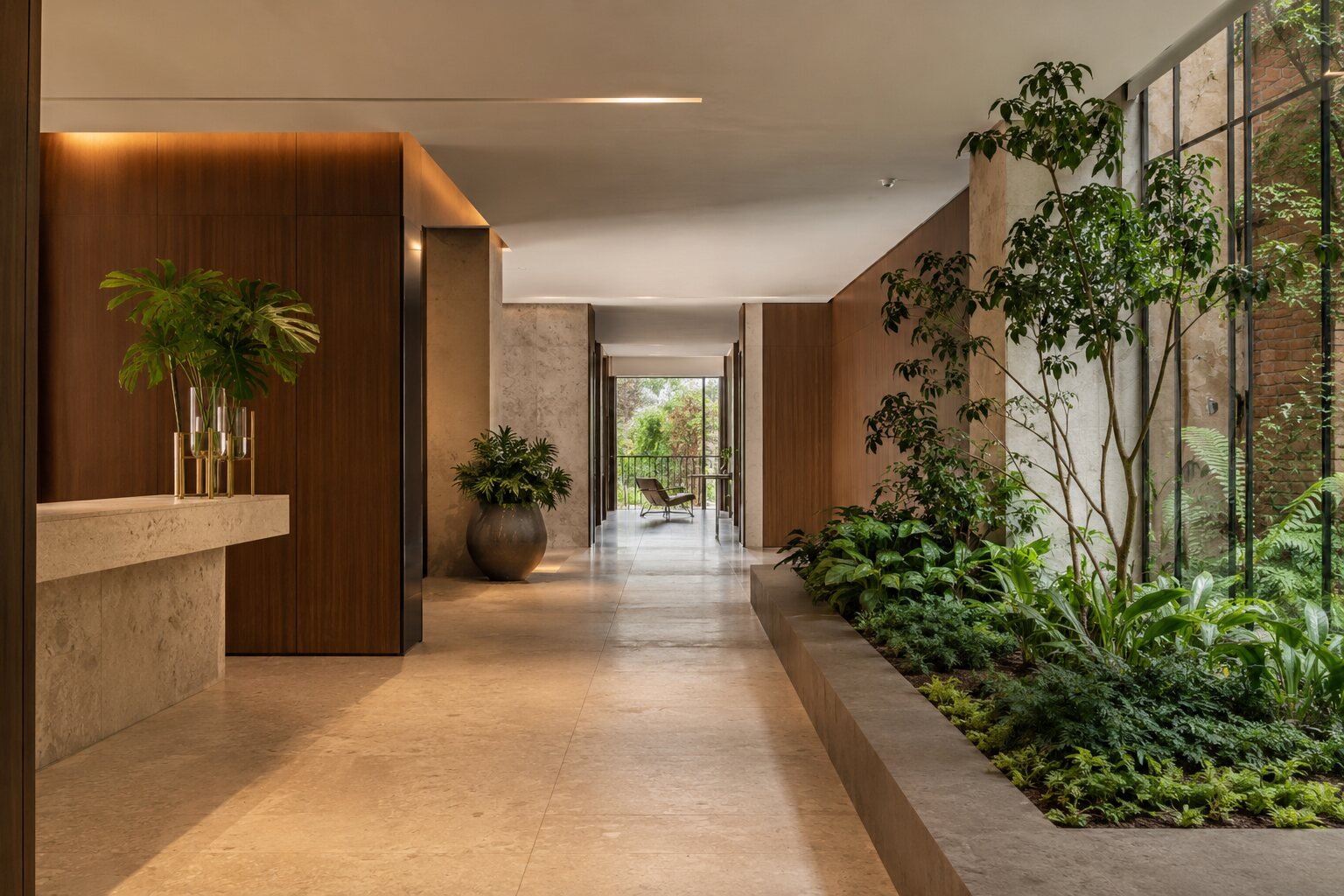 Espacio residencial contemporáneo diseñado para conservar valor